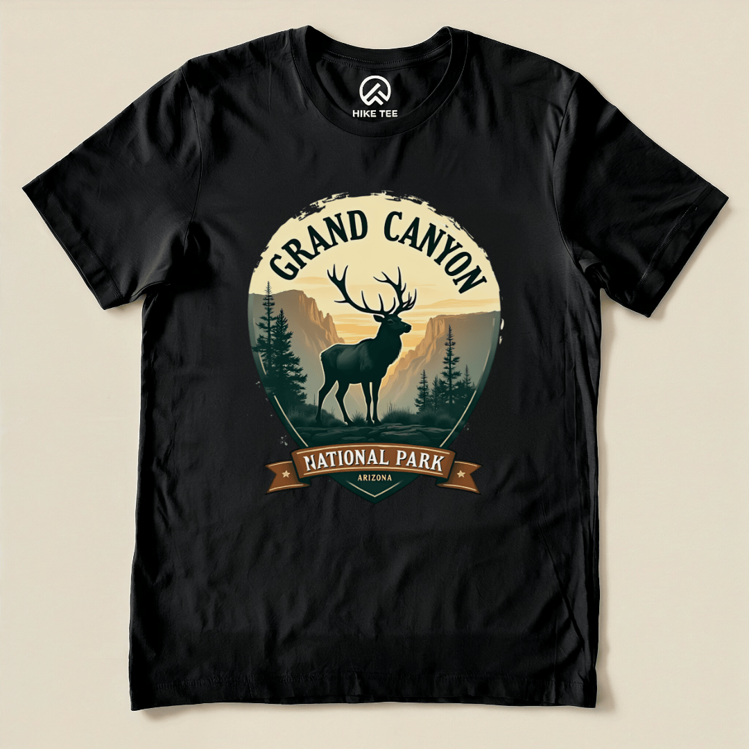 Hike Tee T-Shirt Black / S Grand Canyon National Park Shirt