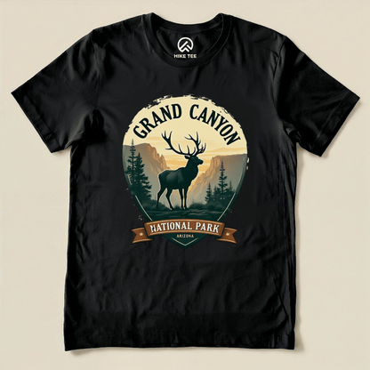 Hike Tee T-Shirt Black / S Grand Canyon National Park Shirt