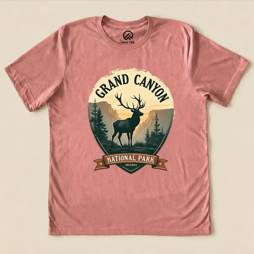 Hike Tee T-Shirt Heather Mauve / S Grand Canyon National Park Shirt