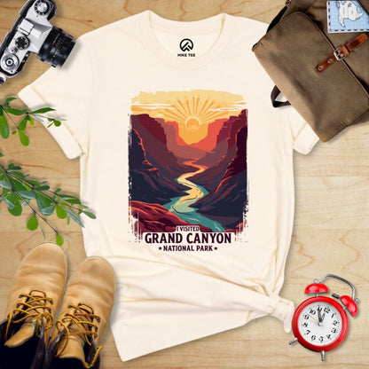 Hike Tee T-Shirt Natural / S Grand Canyon National Park Shirt