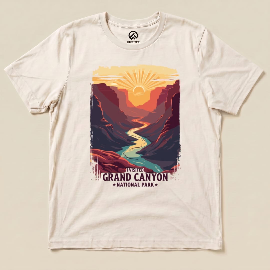 Hike Tee T-Shirt Natural / S Grand Canyon National Park Shirt