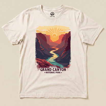 Hike Tee T-Shirt Natural / S Grand Canyon National Park Shirt