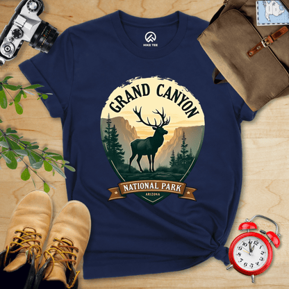 Hike Tee T-Shirt Navy / S Grand Canyon National Park Shirt