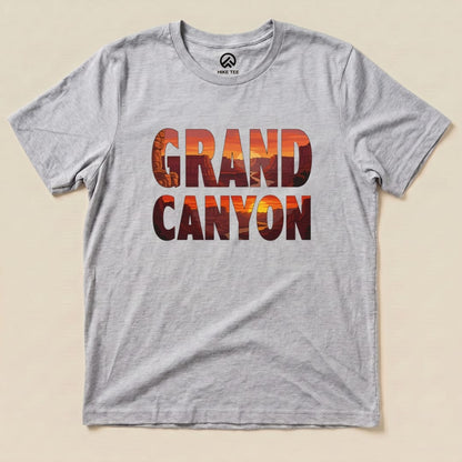 Hike Tee T-Shirt Athletic Heather / S Grand Canyon Red Sunset Shirt
