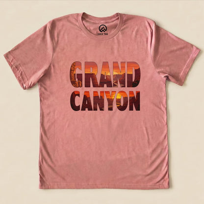 Hike Tee T-Shirt Heather Mauve / S Grand Canyon Red Sunset Shirt