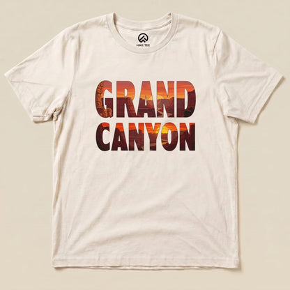 Hike Tee T-Shirt Natural / S Grand Canyon Red Sunset Shirt
