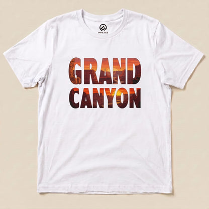 Hike Tee T-Shirt White / S Grand Canyon Red Sunset Shirt