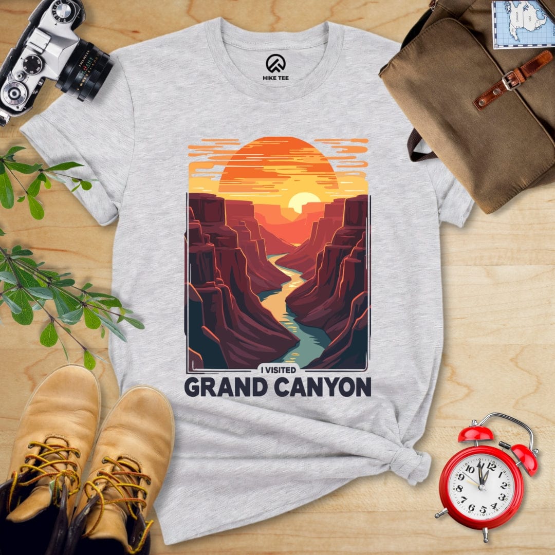 Hike Tee T-Shirt Athletic Heather / S Grand Canyon Shirt