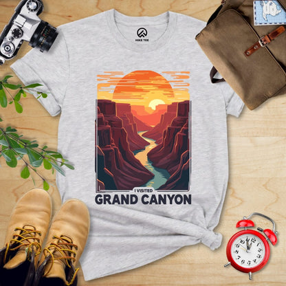 Hike Tee T-Shirt Athletic Heather / S Grand Canyon Shirt