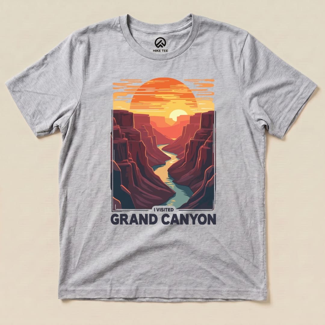 Hike Tee T-Shirt Athletic Heather / S Grand Canyon Shirt