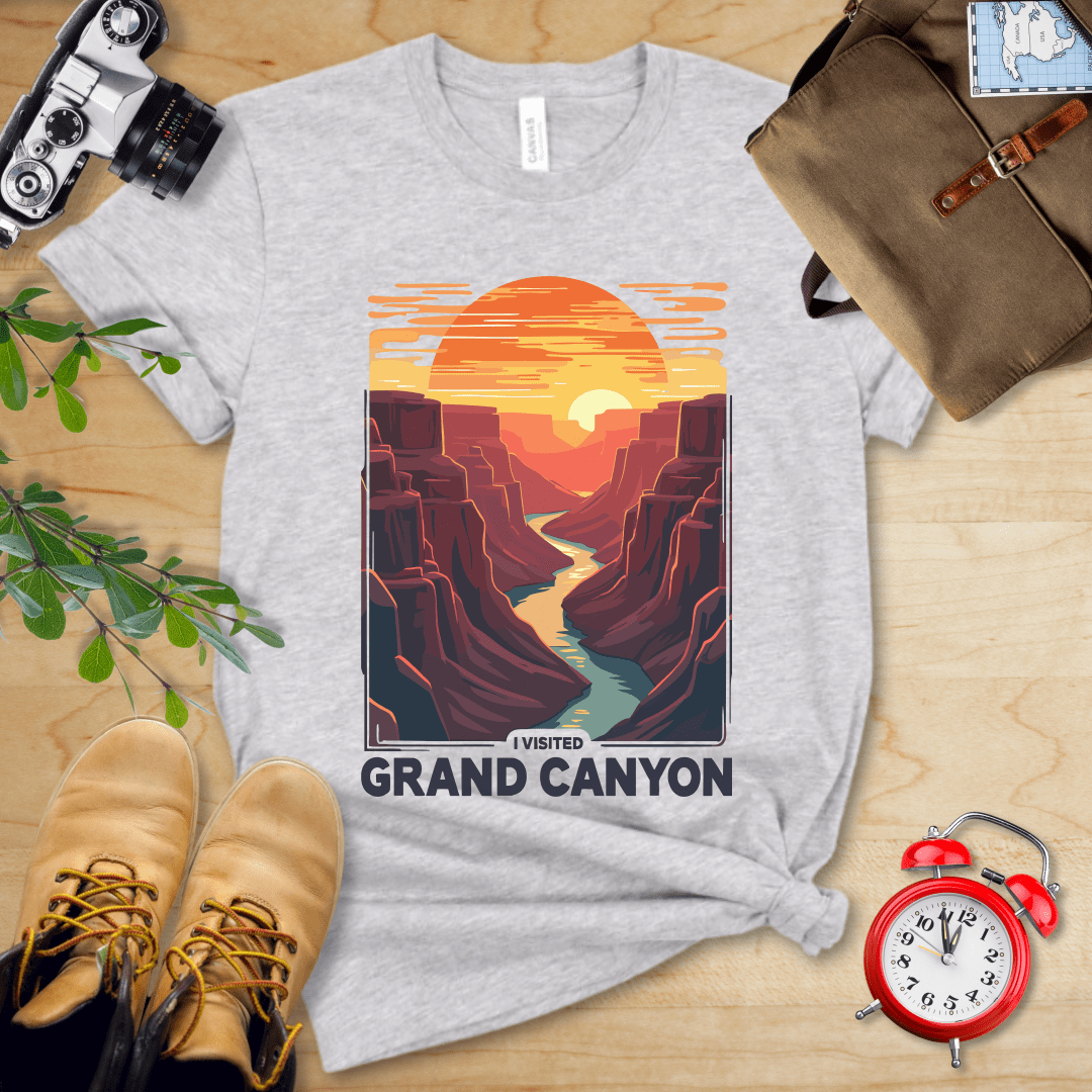 Hike Tee T-Shirt Athletic Heather / S Grand Canyon Shirt