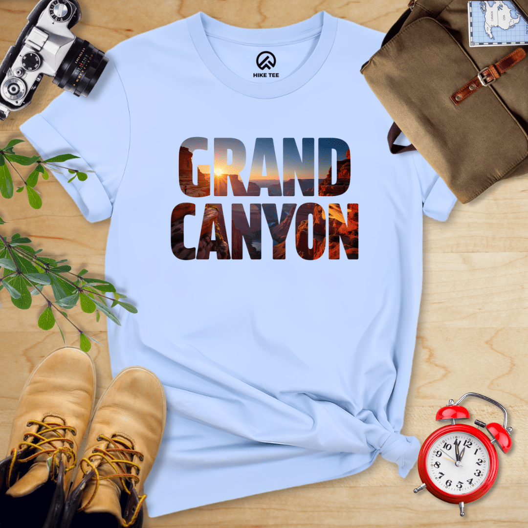 Hike Tee T-Shirt Baby Blue / S Grand Canyon Shirt