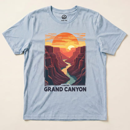 Hike Tee T-Shirt Baby Blue / S Grand Canyon Shirt