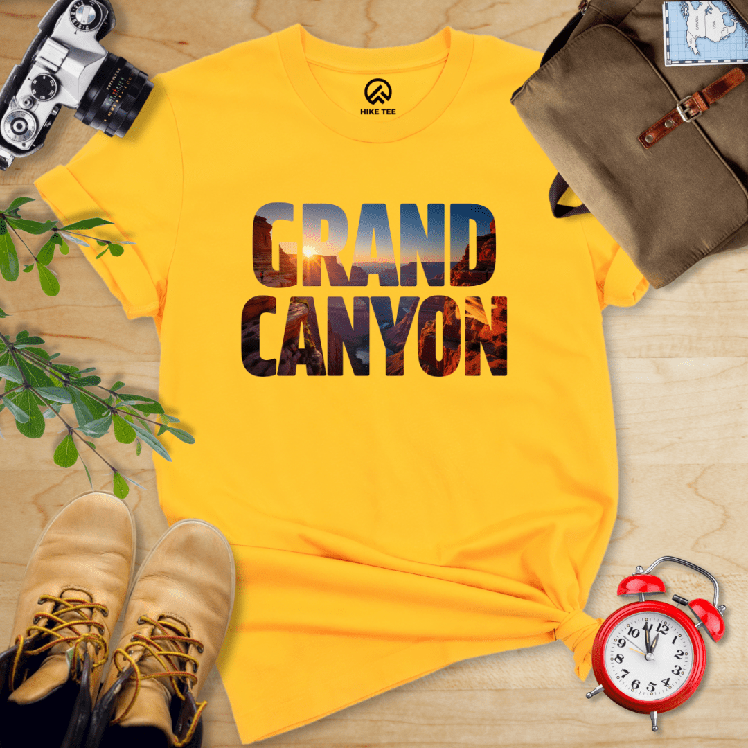 Hike Tee T-Shirt Gold / S Grand Canyon Shirt