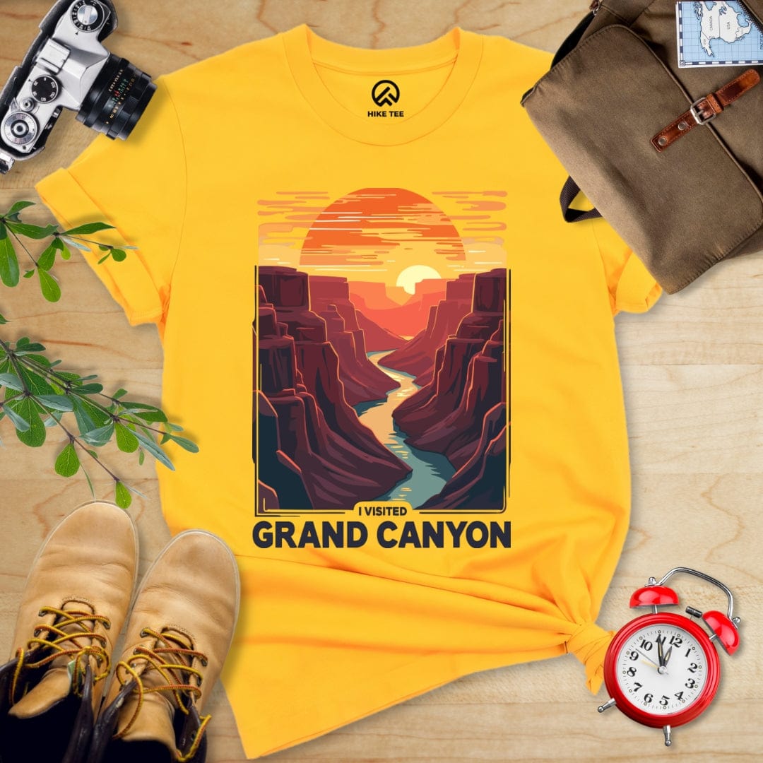 Hike Tee T-Shirt Gold / S Grand Canyon Shirt
