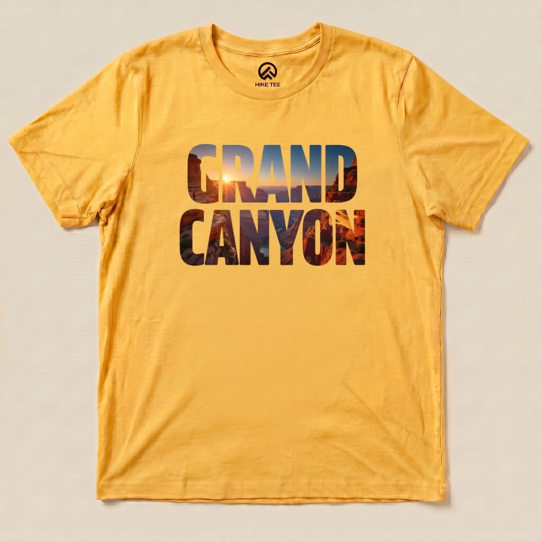 Hike Tee T-Shirt Gold / S Grand Canyon Shirt