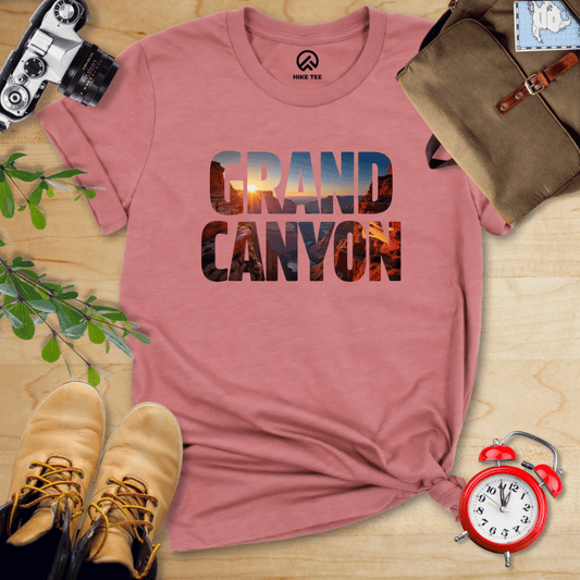 Hike Tee T-Shirt Heather Mauve / S Grand Canyon Shirt
