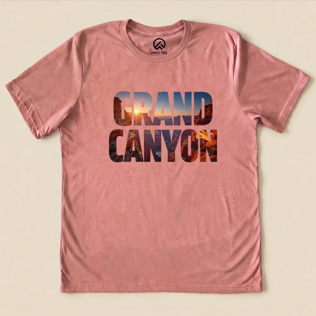 Hike Tee T-Shirt Heather Mauve / S Grand Canyon Shirt