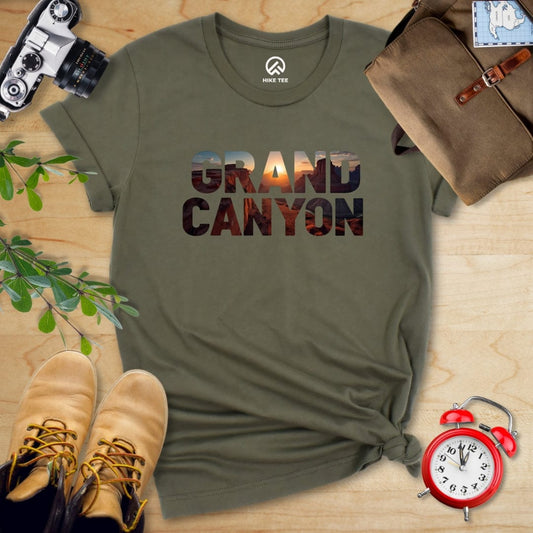 Hike Tee T-Shirt Military Green / S Grand Canyon Shirt