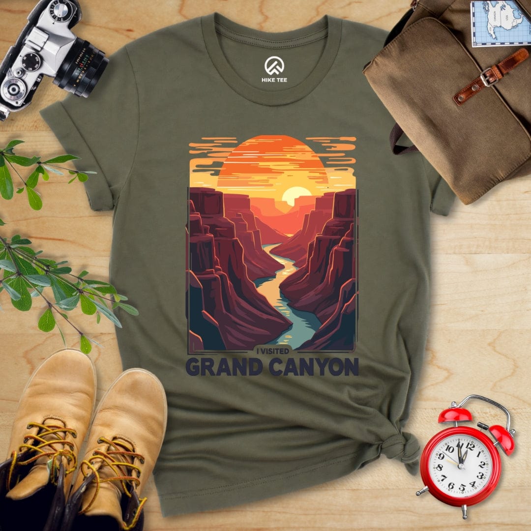 Hike Tee T-Shirt Military Green / S Grand Canyon Shirt