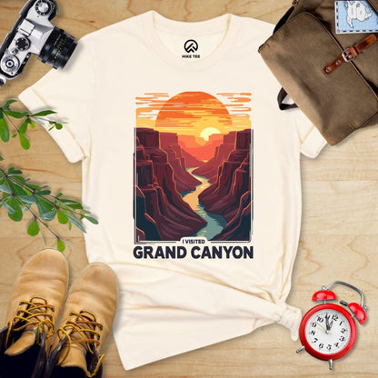 Hike Tee T-Shirt Natural / S Grand Canyon Shirt