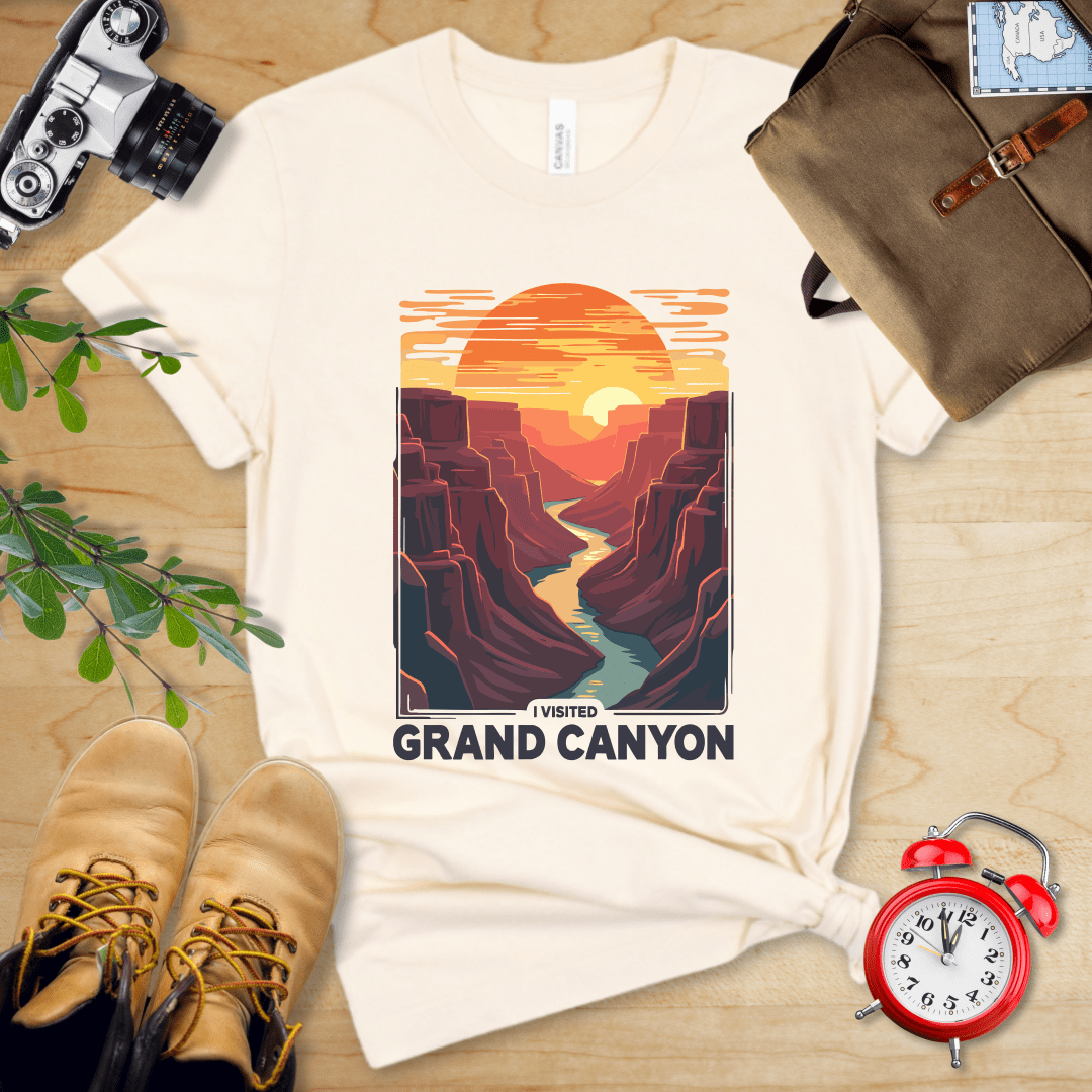 Hike Tee T-Shirt Natural / S Grand Canyon Shirt