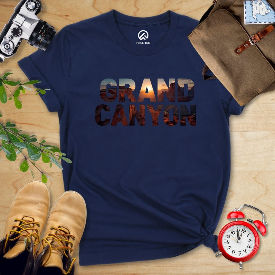 Hike Tee T-Shirt Navy / S Grand Canyon Shirt
