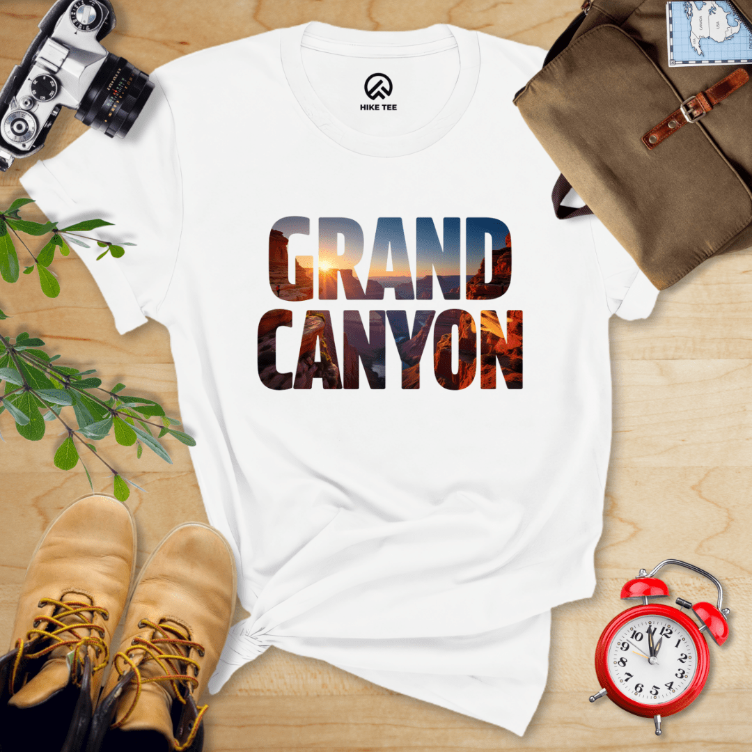 Hike Tee T-Shirt White / S Grand Canyon Shirt