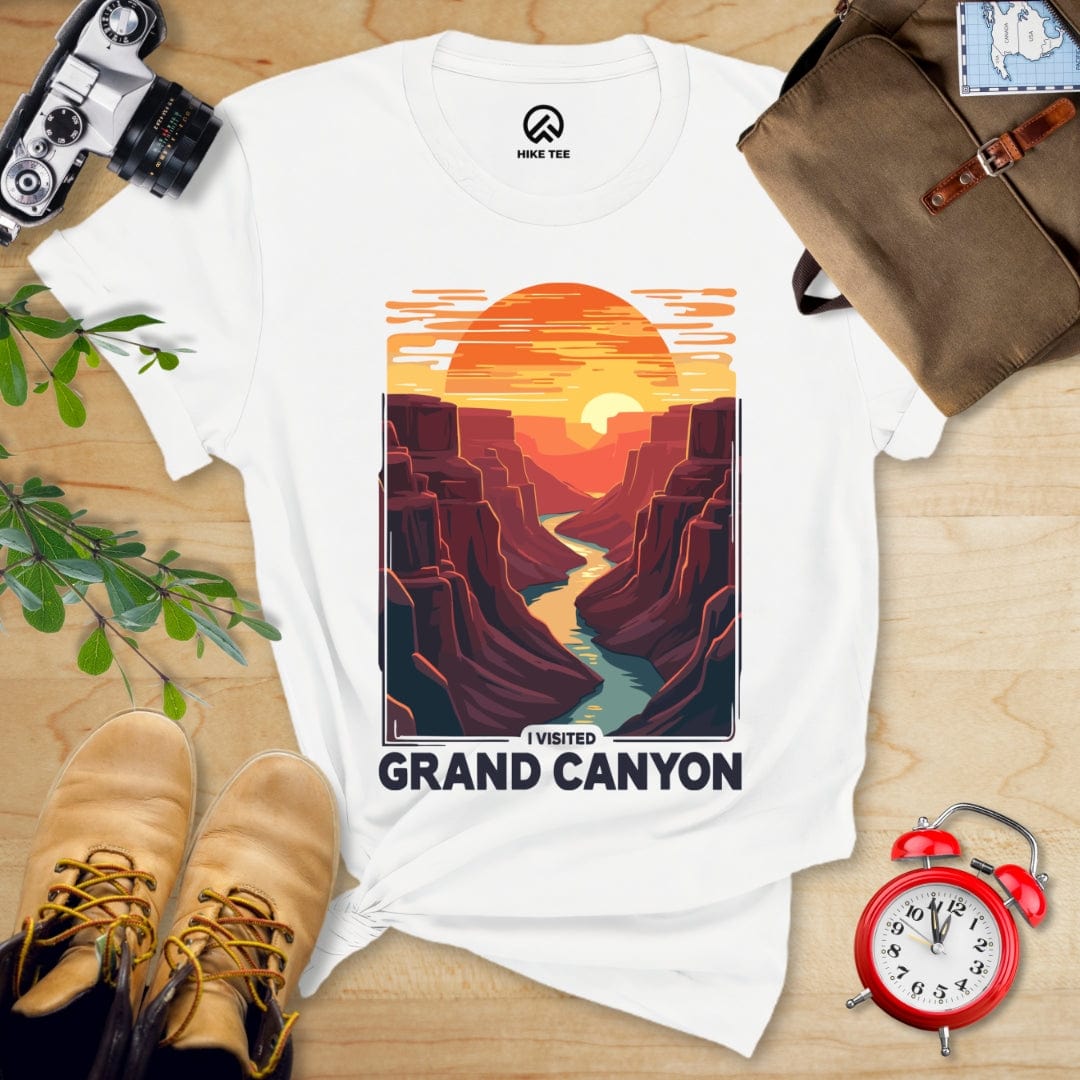 Hike Tee T-Shirt White / S Grand Canyon Shirt