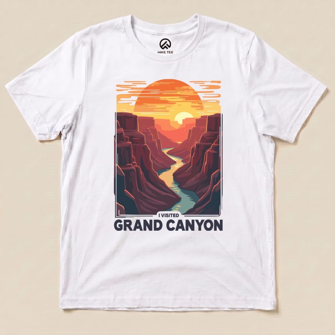 Hike Tee T-Shirt White / S Grand Canyon Shirt