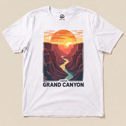 Hike Tee T-Shirt White / S Grand Canyon Shirt