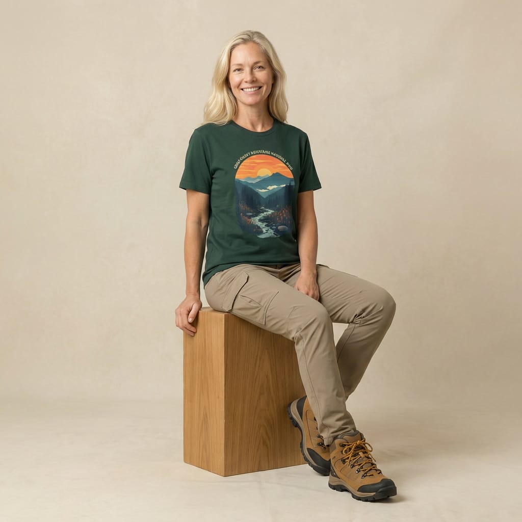Hike Tee T-Shirt Great Smoky Mountains National Park Shirt