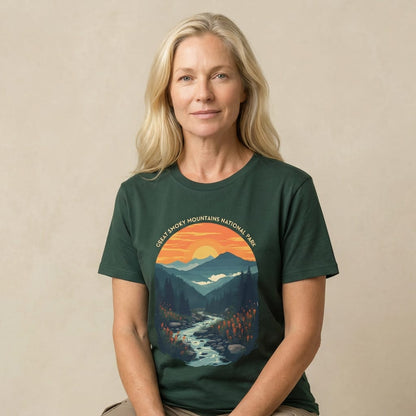 Hike Tee T-Shirt Great Smoky Mountains National Park Shirt