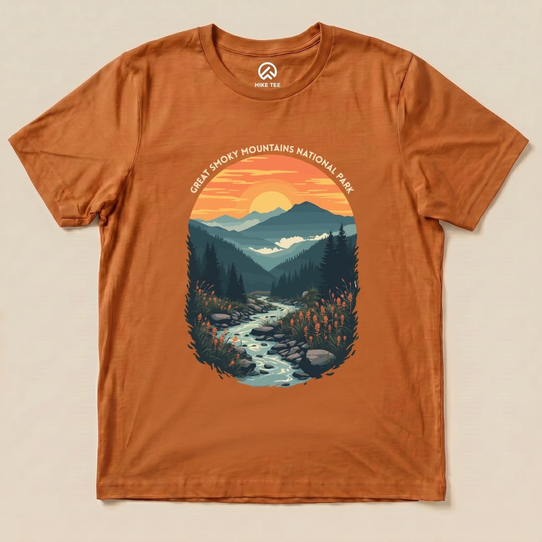 Hike Tee T-Shirt Autumn / S Great Smoky Mountains National Park Shirt