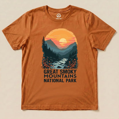 Hike Tee T-Shirt Autumn / S Great Smoky Mountains National Park Shirt