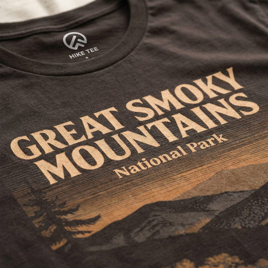 Hike Tee T-Shirt Great Smoky Mountains Vintage Shirt