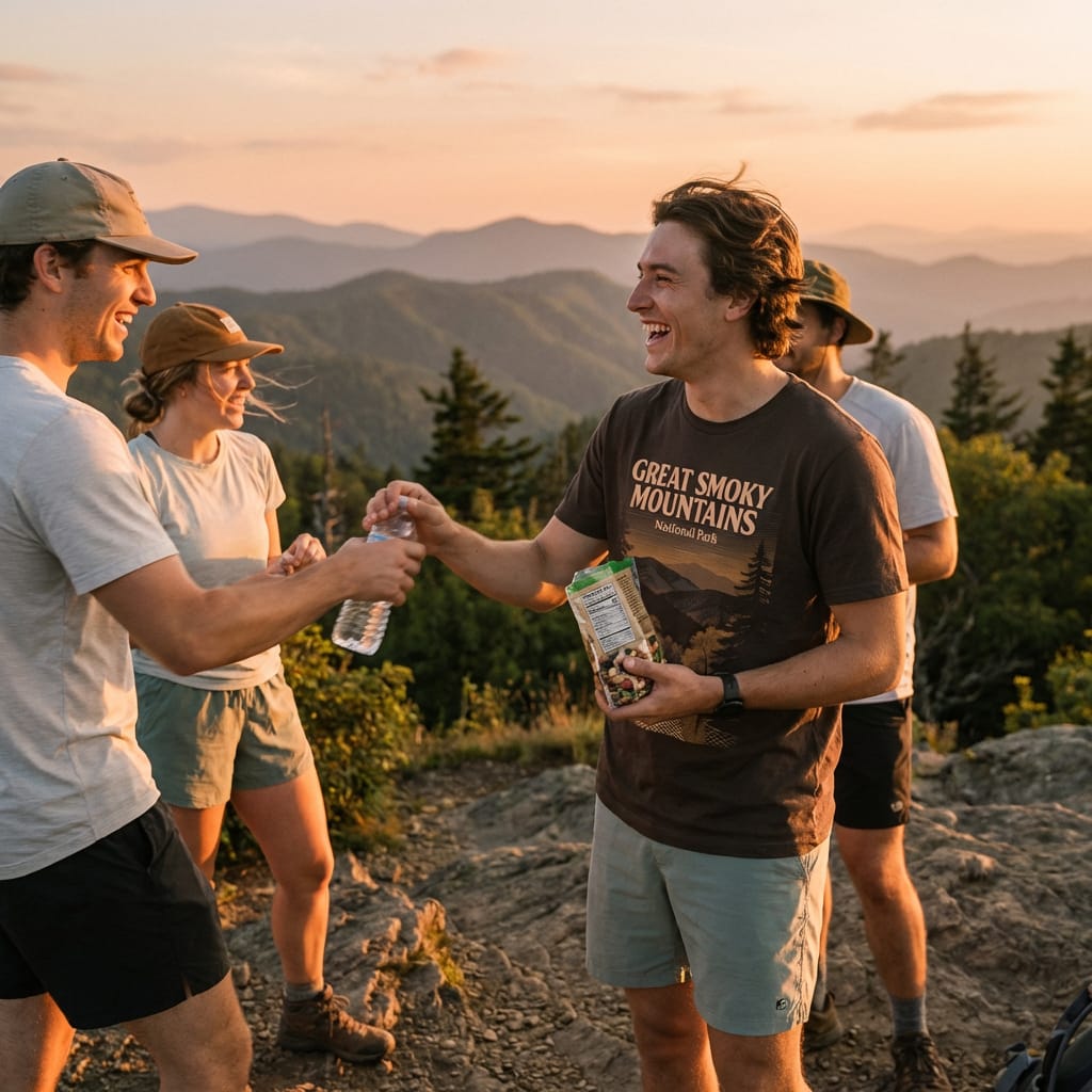 Hike Tee T-Shirt Great Smoky Mountains Vintage Shirt