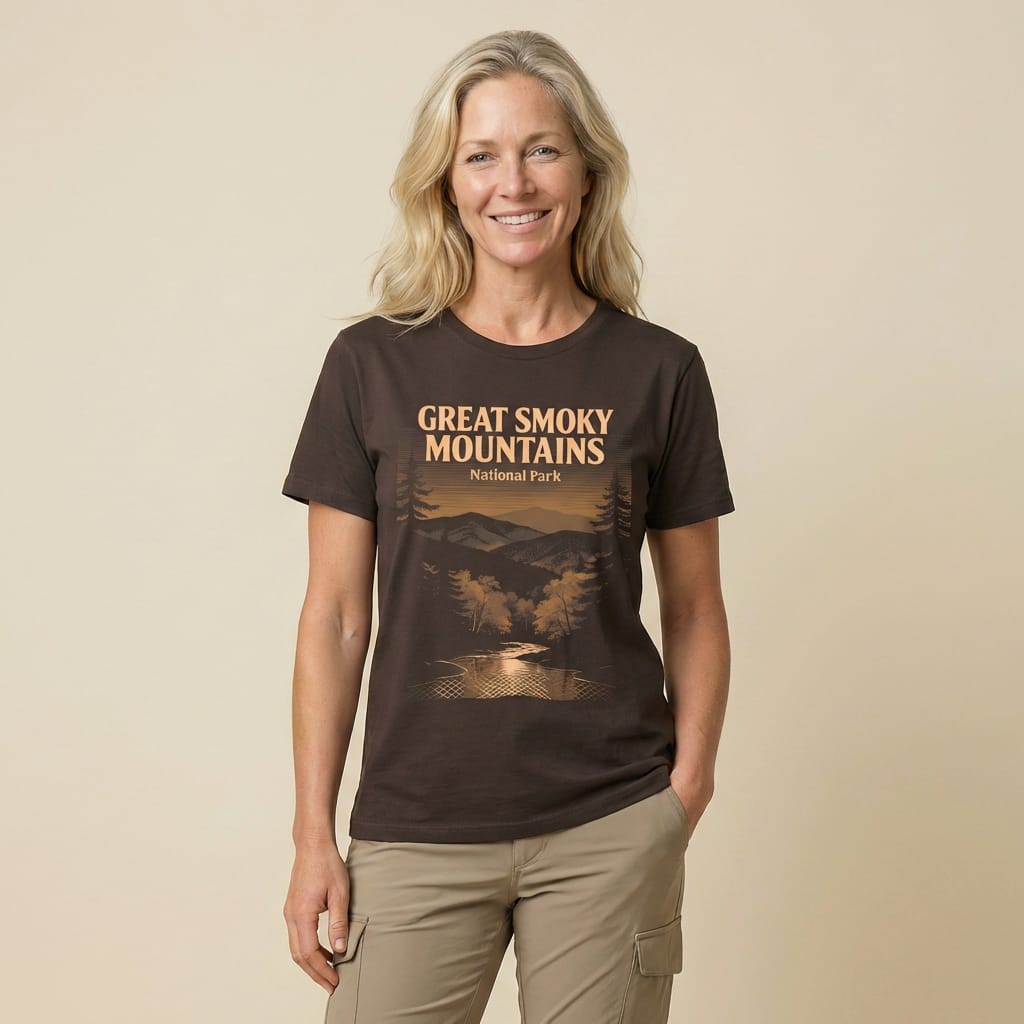 Hike Tee T-Shirt Great Smoky Mountains Vintage Shirt