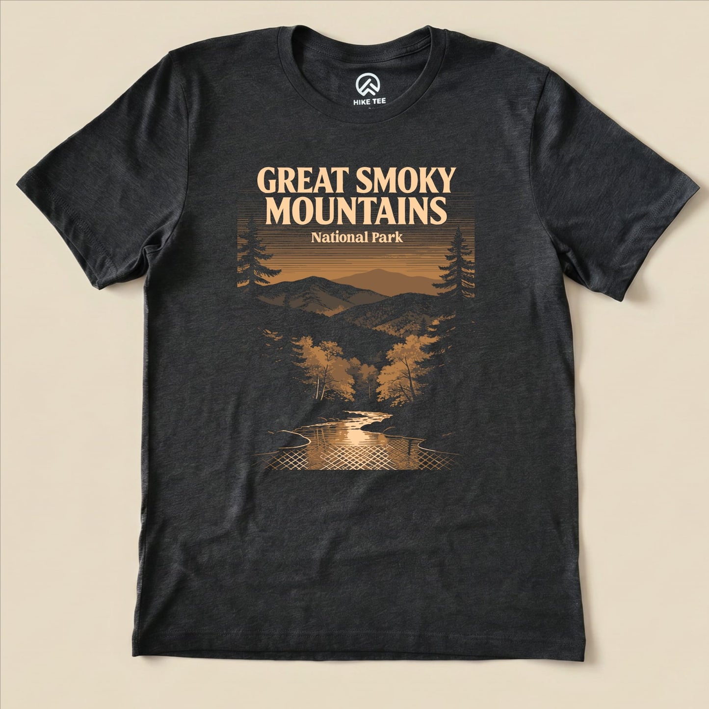 Hike Tee T-Shirt Dark Grey Heather / S Great Smoky Mountains Vintage Shirt