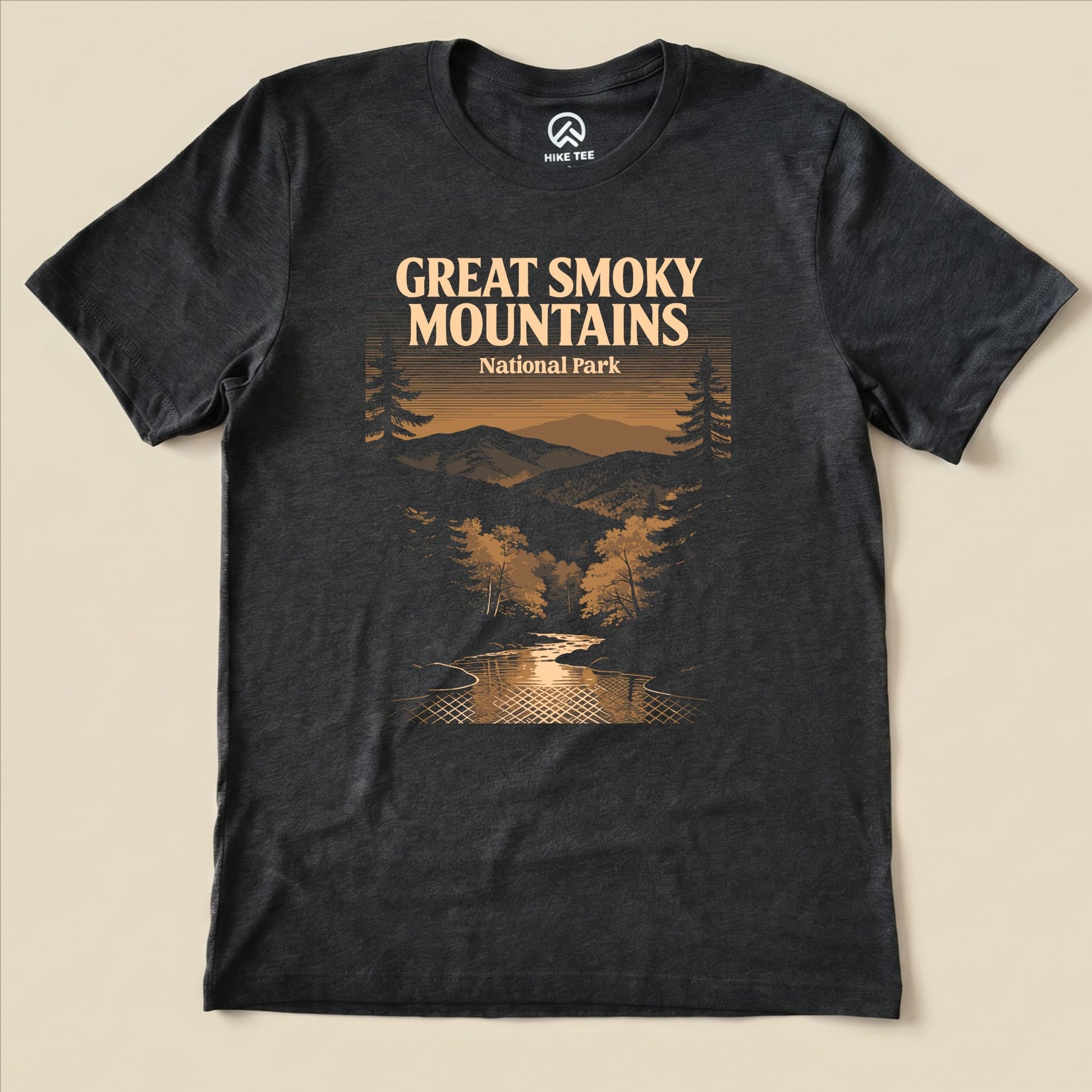 Hike Tee T-Shirt Dark Grey Heather / S Great Smoky Mountains Vintage Shirt
