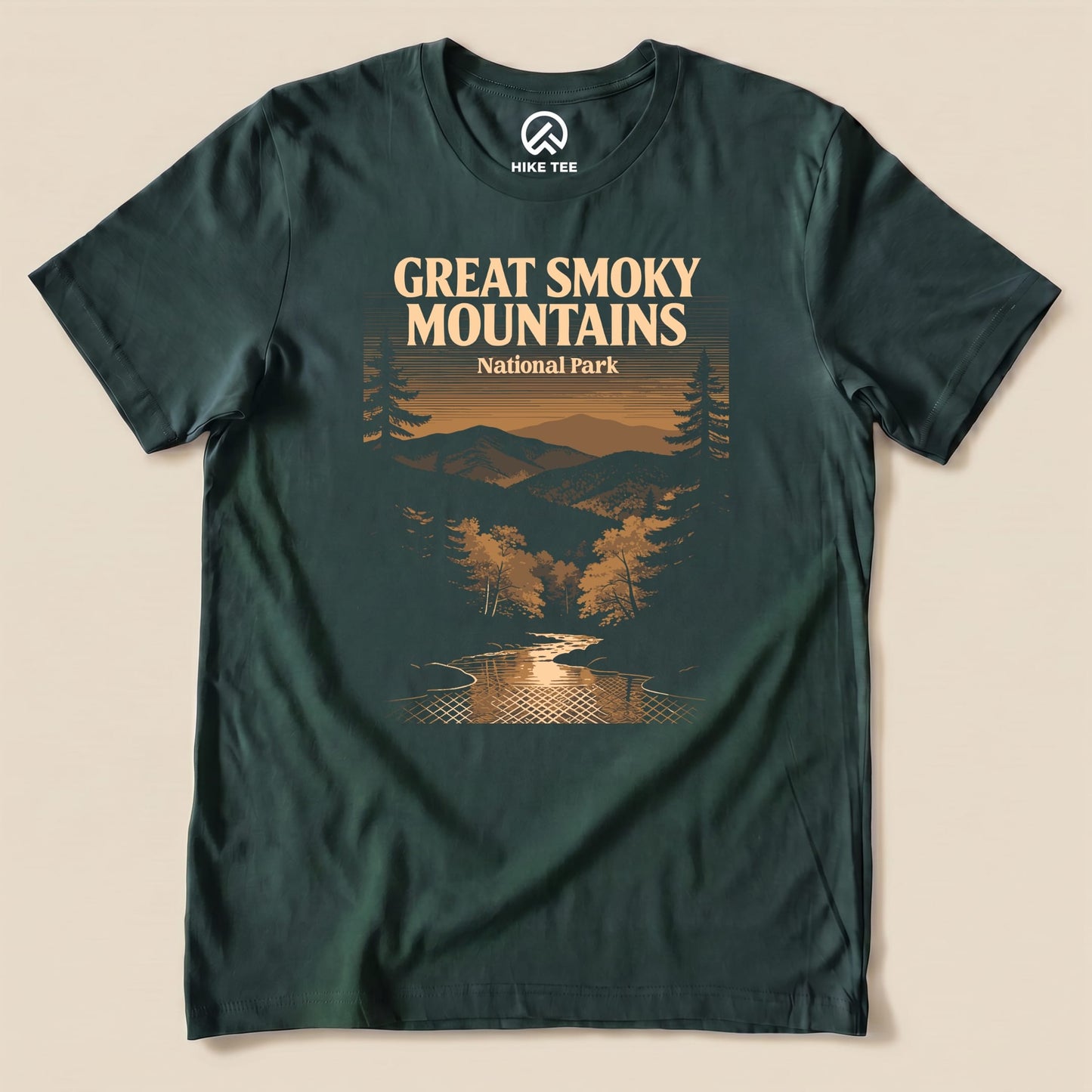 Hike Tee T-Shirt Forest / S Great Smoky Mountains Vintage Shirt
