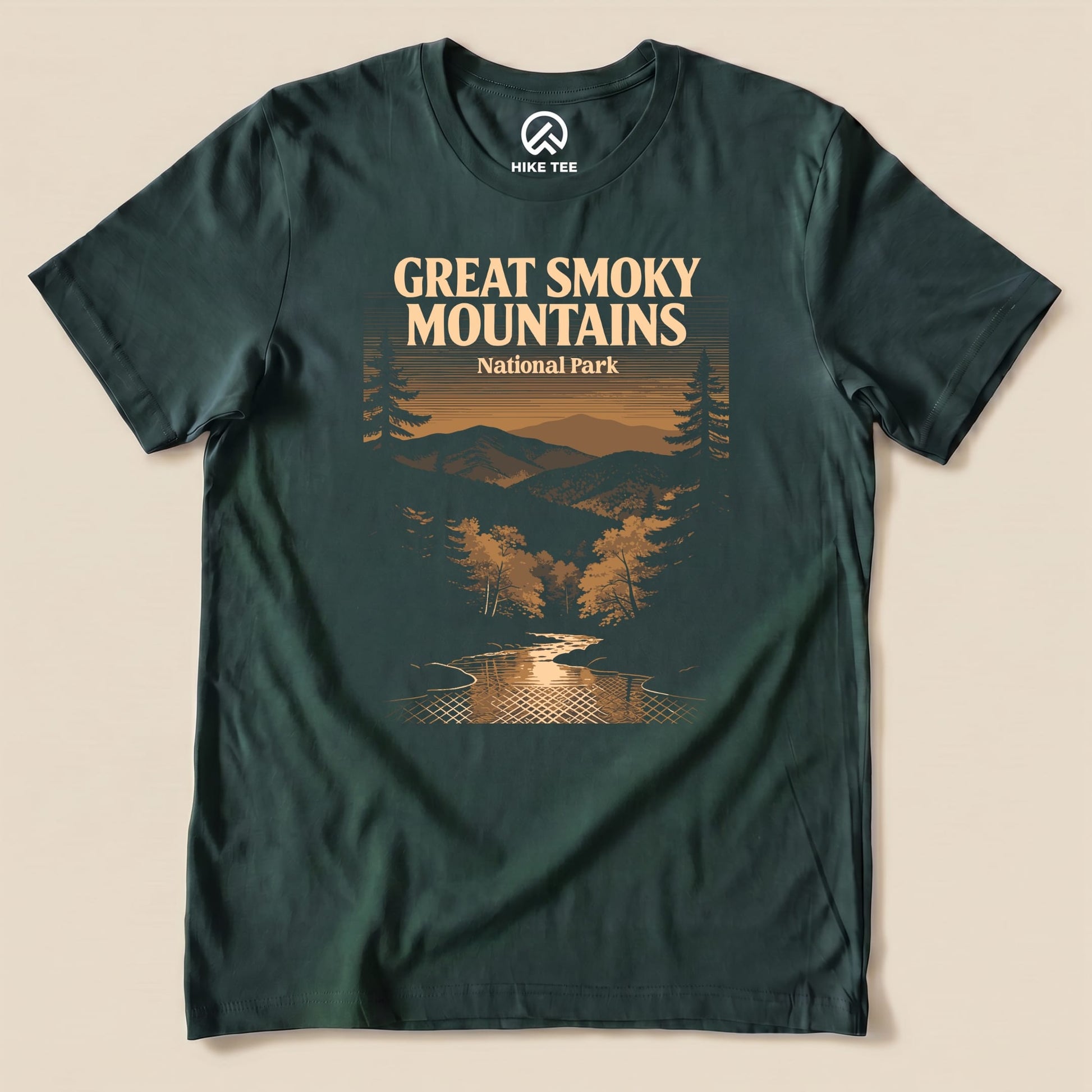 Hike Tee T-Shirt Forest / S Great Smoky Mountains Vintage Shirt