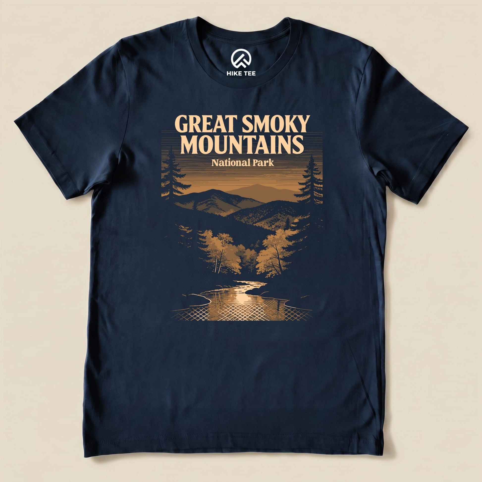 Hike Tee T-Shirt Navy / S Great Smoky Mountains Vintage Shirt