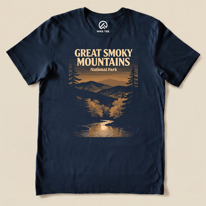 Hike Tee T-Shirt Navy / S Great Smoky Mountains Vintage Shirt