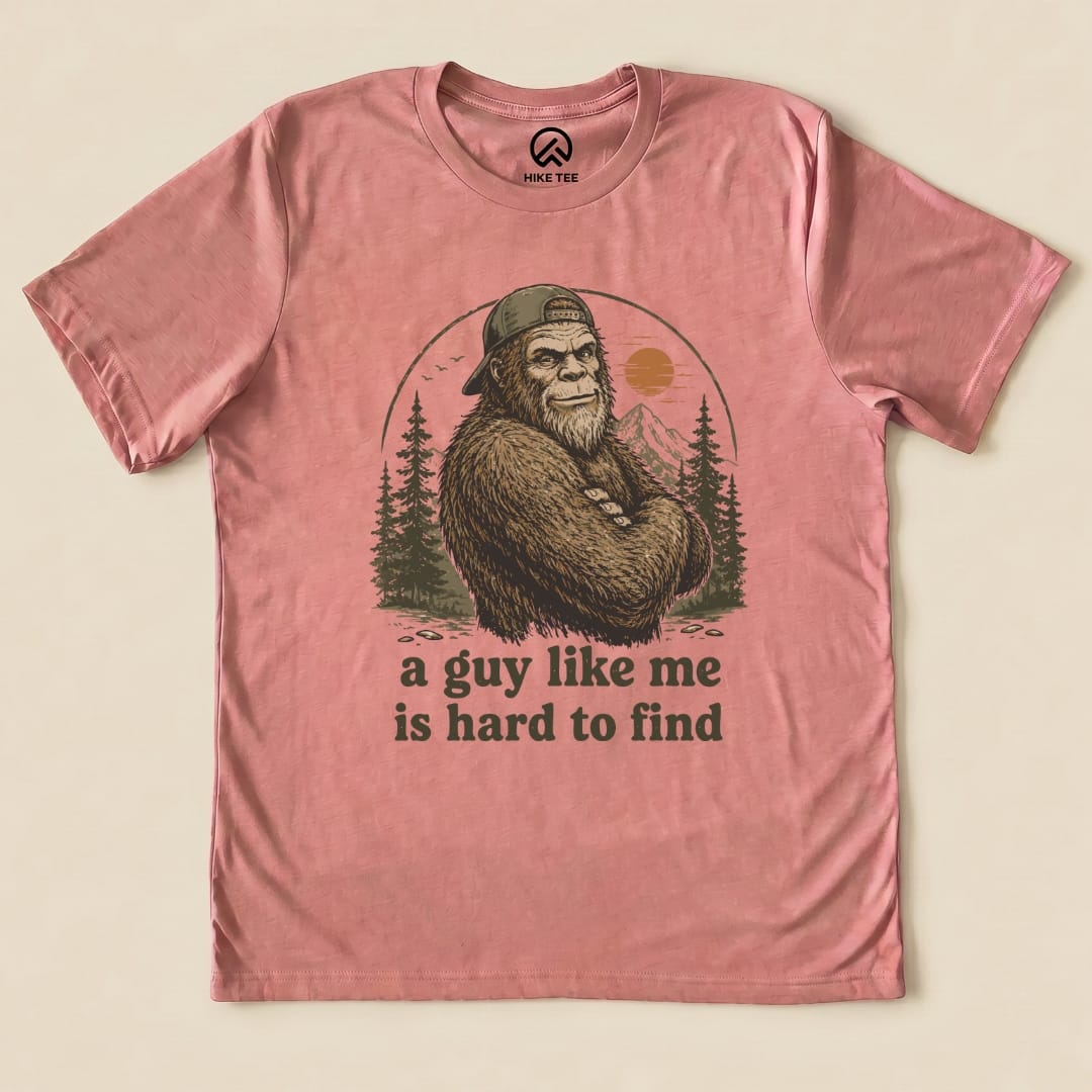 Guy like me is hard to find Shirt Hike Tee T-Shirt Heather Mauve / S