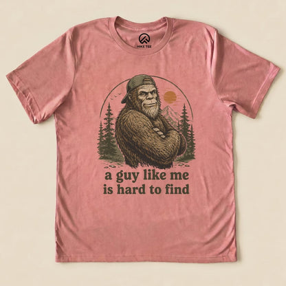 Guy like me is hard to find Shirt Hike Tee T-Shirt Heather Mauve / S