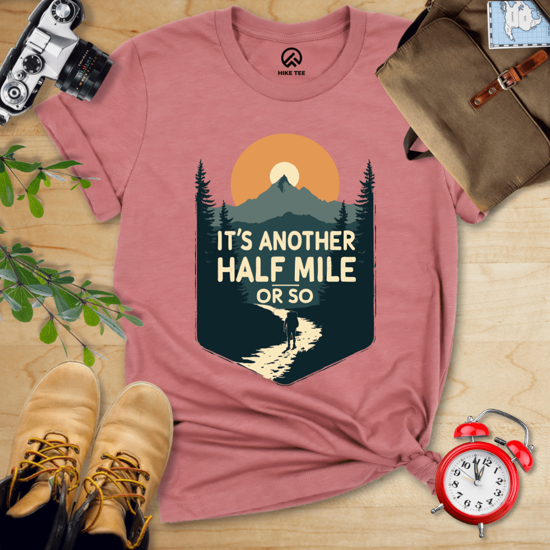 Hike Tee T-Shirt Heather Mauve / S Half Mile Shirt