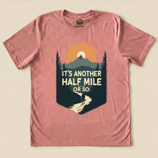 Hike Tee T-Shirt Heather Mauve / S Half Mile Shirt