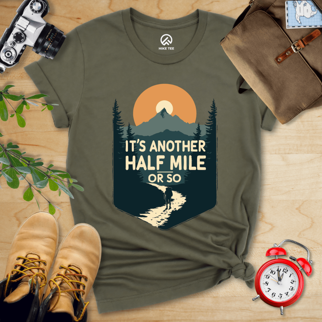 Hike Tee T-Shirt Military Green / S Half Mile Shirt