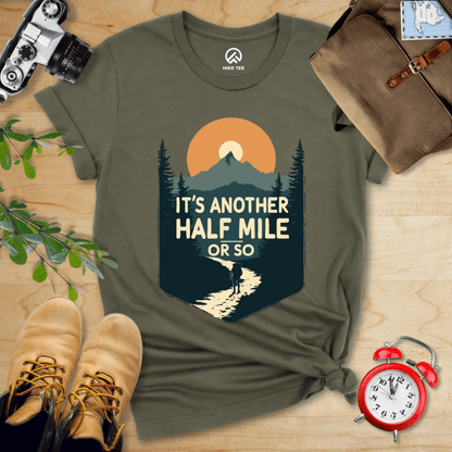 Hike Tee T-Shirt Military Green / S Half Mile Shirt